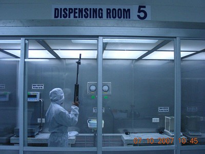 ห้องชั่งยา (Dispensing Booth)